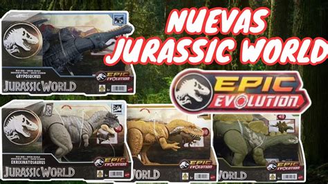 Nuevas Figuras De Jurassic World Epic Evolution Youtube