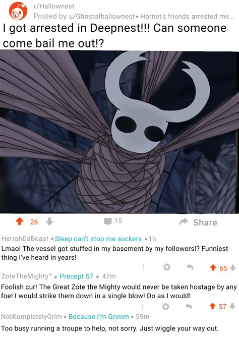 If Hollow Knight Characters Had Reddit 3 Hollowknightmemes