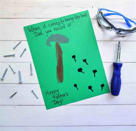29 Easy Fathers Day Crafts For Kids Simply Full Of Delight