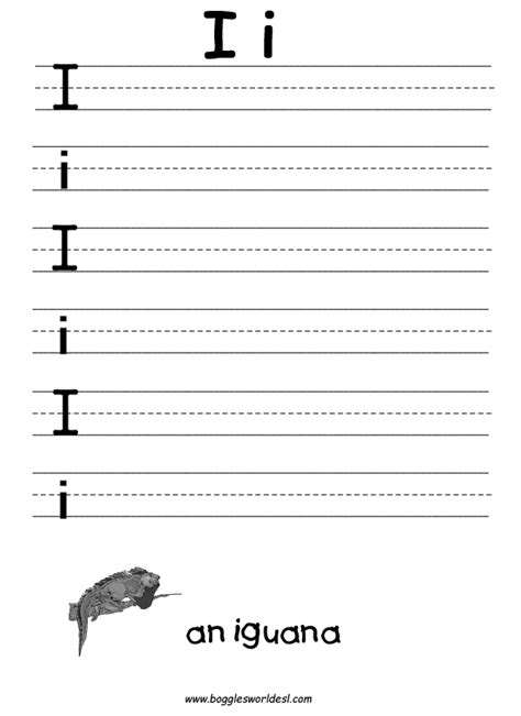 9 Best Images Of Letter Ii Worksheets Preschool Worksheets Letter I