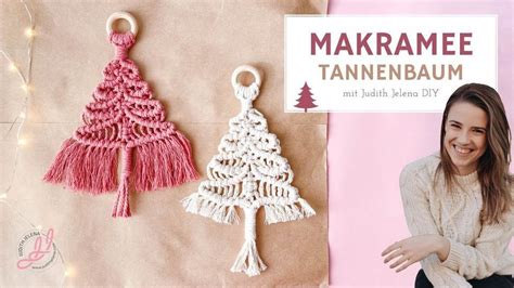 Makramee Tannenbaum Kn Pfen Diy Weihnachtsbaum Anleitung Von Judith