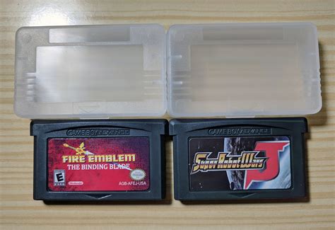 Nintendo gameboy advance (gba) ( download emulator ). Fire Emblem 6 The Binding Blade & Super Robot Wars J Game Boy Advance GBA English Lot | Nintendo ...