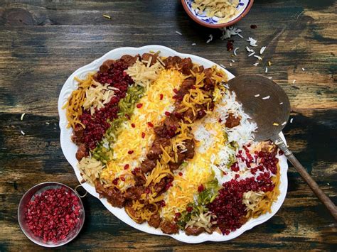 Persian Jewelled Rice With Lamb Gheymeh Nesar Iranian Food Iran