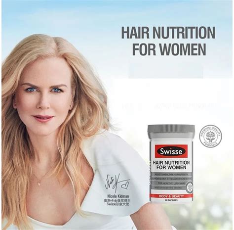 Swisse Hair Nutrition For Women Support Hair Growth Loss Stronger