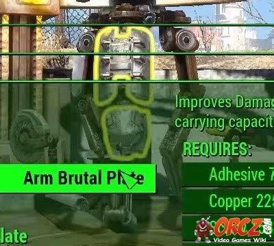 Fallout 4 Arm Brutal Plate Orcz Com The Video Games Wiki