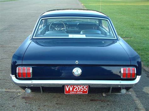 1st Gen Nightmist Blue 1966 Ford Mustang Automatic For Sale