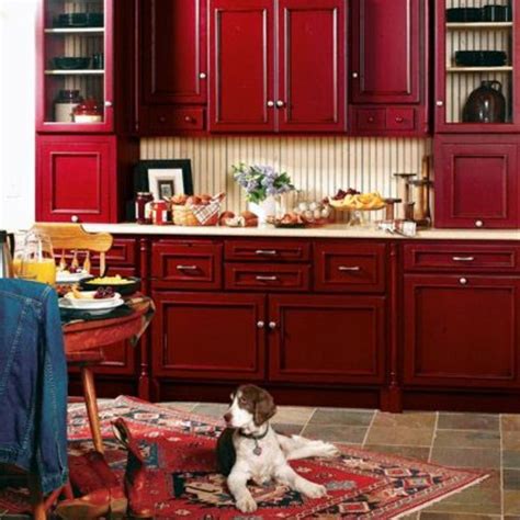 Ygk kitchen cabinets + design 2. 4 Rich Jewel Tones for a Gem of a Kitchen | Red kitchen ...