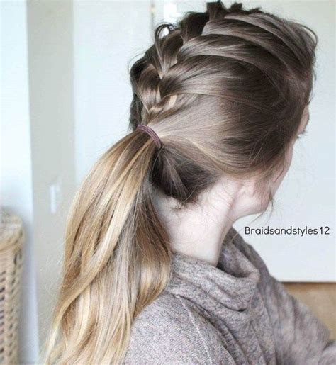 Braidintolowponycasualhairstyle Cute Long Haircuts Cute