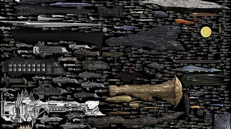 Starship Size Comparison Star Wars Ships To The Star Trek Enterprise