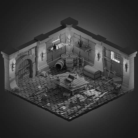 Dungeon Room Finished Projects Blender Artists Community