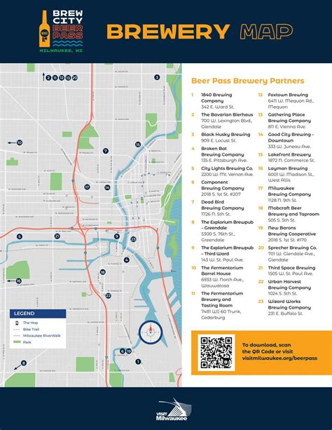 Brew City Beer Pass Brewery Map By Visit Milwaukee Issuu