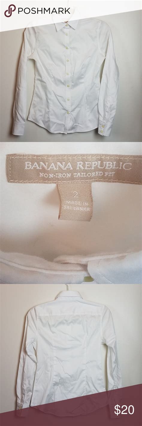 Banana Republic Non Iron Tailored Fit Size 2 Banana Republic Banana