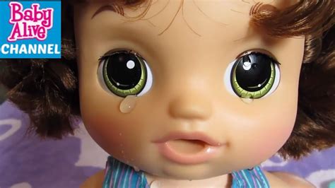 Baby Alive Sweet Tears Doll Unboxing Brunette Doll Cries Real Tears