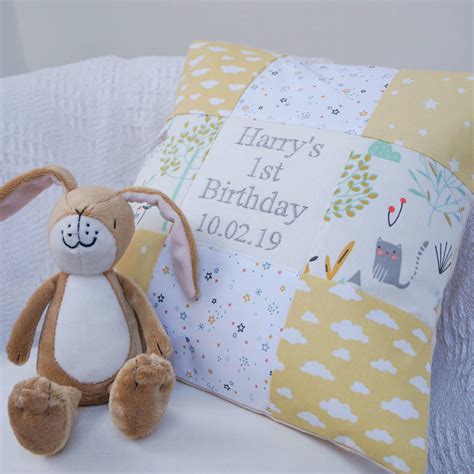 Choose from some of plain and themed birthday party decorations including banners, bunting, paper decorations, pom poms,balloons and more. Clouds Birthday Cushion Sunshine Yellow By Tuppenny House ...