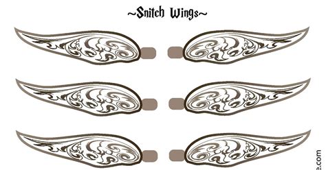 Printable Golden Snitch Wings Pdf - Printable Word Searches
