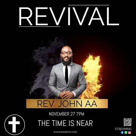 Church Revival Invitation Template Postermywall