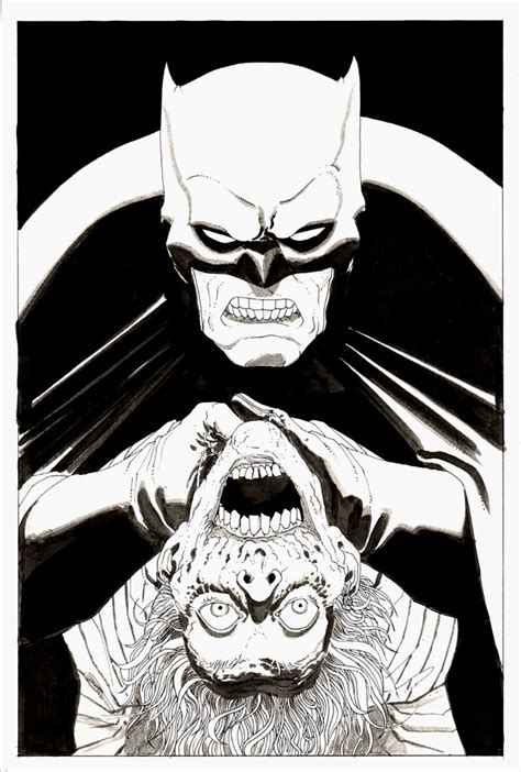Batman Choking The Joker Pinup Comic Art For Sale By Artist Martin