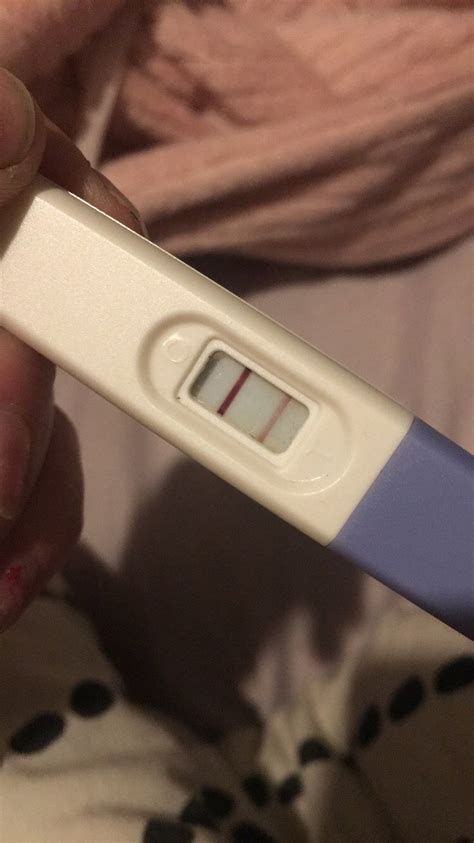 Positive Real Life Pregnancy Test At Home Pregnancy Test