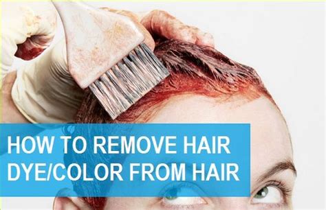 Easy Ways To Remove Hair Dye Hair Color From Hair Hair Dye Removal