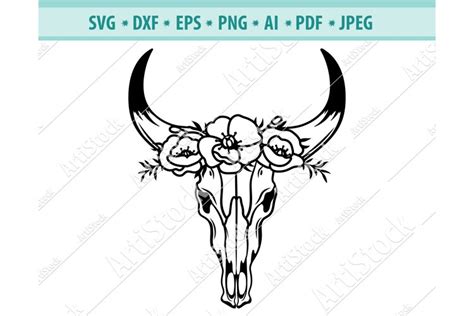 Free Free Flower Skull Svg 736 SVG PNG EPS DXF File