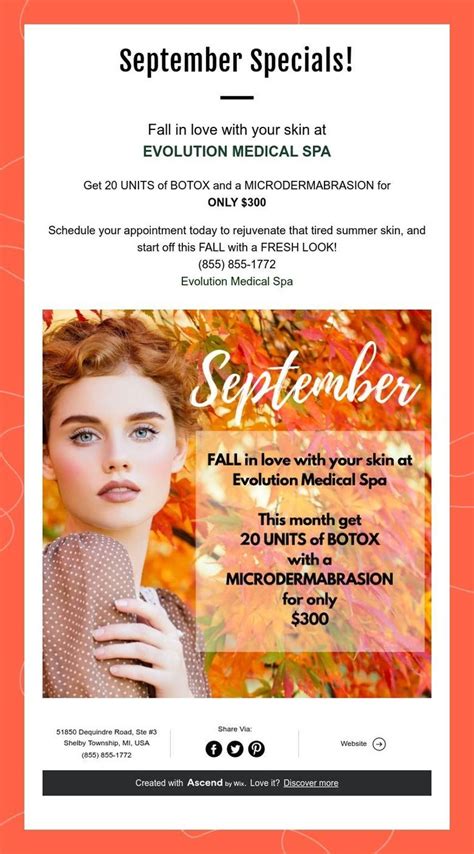 September Specials Summer Skin Medical Spa Rejuvenation