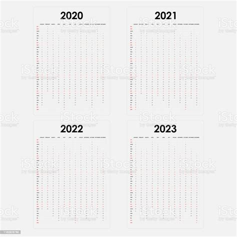 Calendar 2020 20212022 And 2023 Calendar Templatecalendar Designyearly