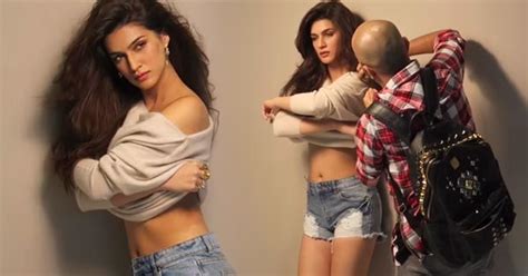 Watch Video Kriti Sanons Sexy Photoshoot With Dabboo Ratnani Fasermedia