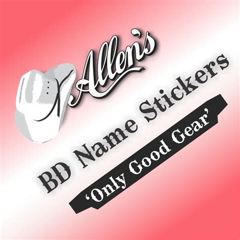 Deflector Name Stickers Allens 4x4 Tint And Signs