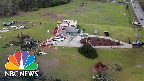Watch Drone Video Shows Destruction In Georgia After Severe Storms Hit