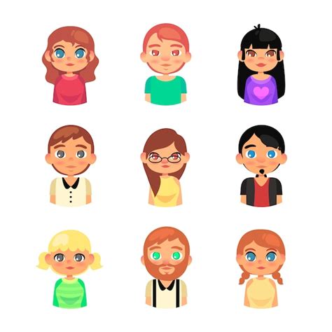 Avatares De Grupo De Personas Vector Gratis