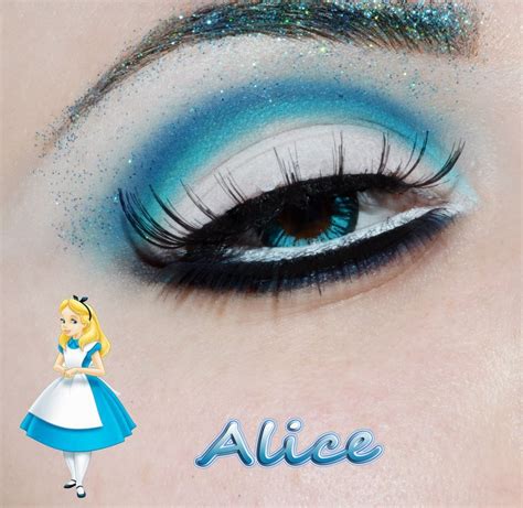 Disney Princess Inspired Eye Makeup Wonderland Makeup Alice In
