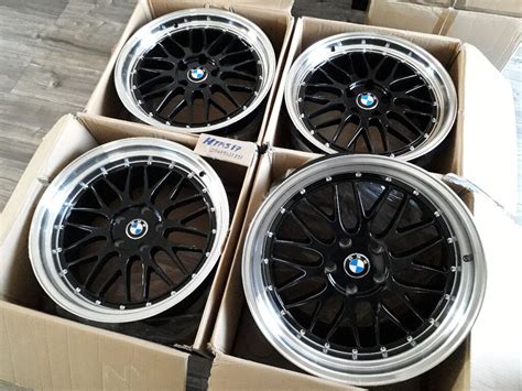 19 Inch Bbs Lm Style Bmw 5x120 Alloy Wheels Black Alloys 1 2 3 4 5 Series E90 E90 E60 F10 F25