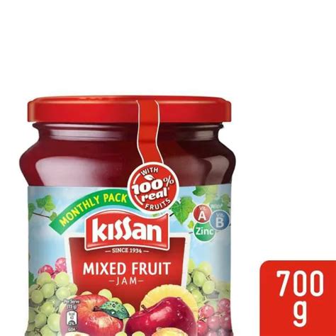 kissan mixed fruit jam 700 g jiomart