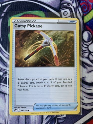 Gutsy Pickaxe 145189 Astral Radiance Pokemon Tcg Nm Mint Non Holo