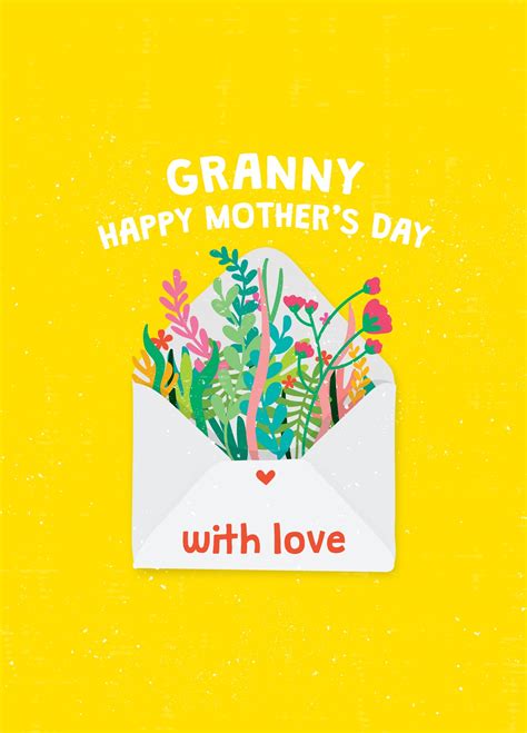 Granny Happy Mother S Day Card Scribbler