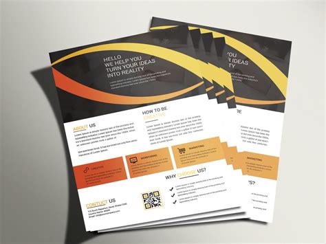 Download Best Corporate PSD Flyer Mockup Template Free 2020 2021 - Daily Mockup