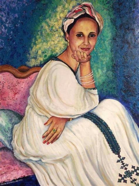 Beautiful Painting By Ethiopian Artist Martha Nesibu Kartlar