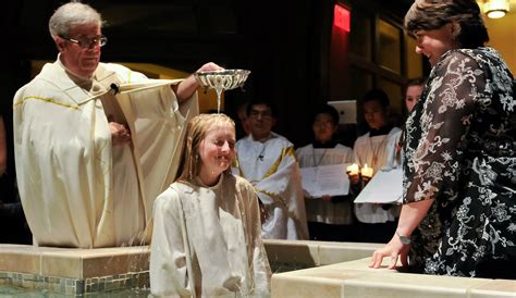 Baptism Of Teen Girl Crossroads Initiative