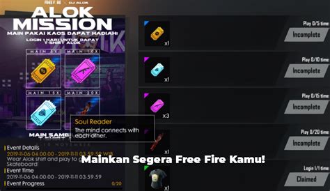 Nah bagaimana cara mengetahui kapan waktu yang tepat dalam menjual dan membeli saham diperlukan pengetahuan. Event DJ Alok FF Dapat Diamond Free Fire Tiket Gratis! | Esportsku