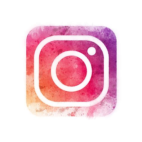 Watercolor Square Instagram Logo Icon Citypng Images
