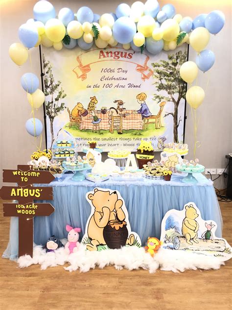 Winnie The Pooh Party Supplies Singapore Tings Bakery