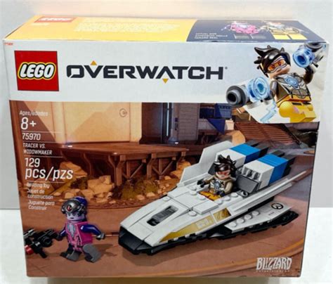 lego overwatch tracer vs widowmaker 75970 building kit 129 pcs retired set 673419302708 ebay