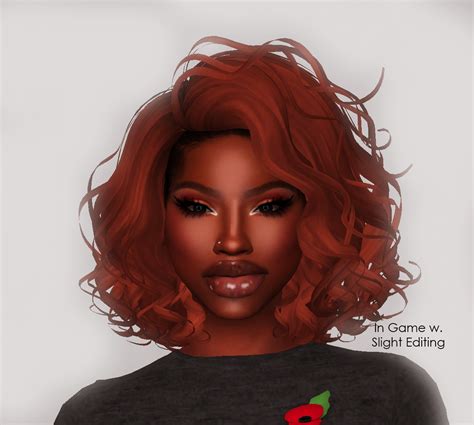 Chey Hair Conversion Patreon Sims Hair Sims 4 Afro Hair Sims 4