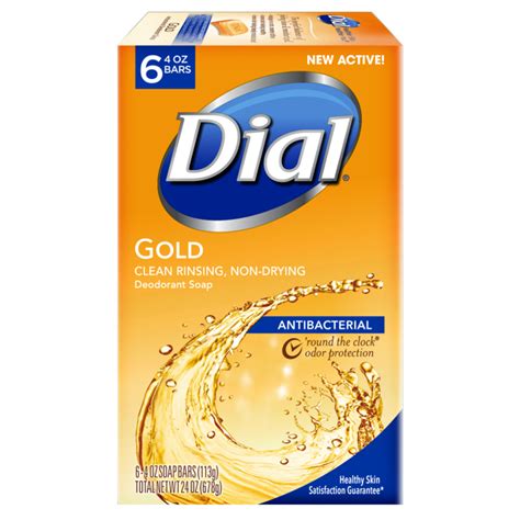 Get healthy feeling skin with dial antibacterial deodorant bar soap. Dial Antibacterial Deodorant Bar Soap, Gold, 4 Ounce, 6 ...