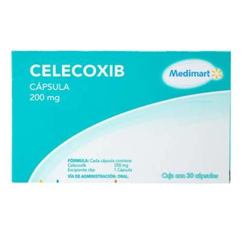 Celecoxib Medimart 200 Mg 30 Cápsulas Walmart