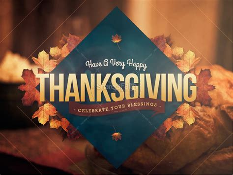Happy Thanksgiving Holiday Religious Powerpoint Clover Media