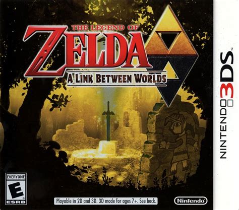 The Legend Of Zelda A Link Between Worlds Cover Or Packaging Material