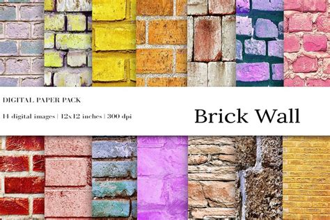 Brick Wall Digital Papers Wall Textures Wall 346722