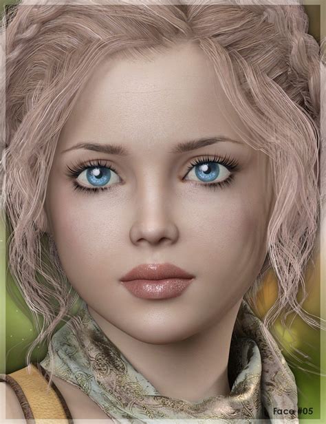 Face It Tween Julie 7 Daz 3d