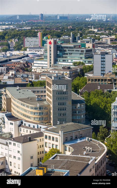 City of Essen, Germany, city center, business district Stock Photo ...